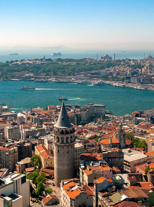 Vista aérea de Estambul.