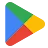 Google Play のロゴ。再生ボタンを表すカラフルな三角形。