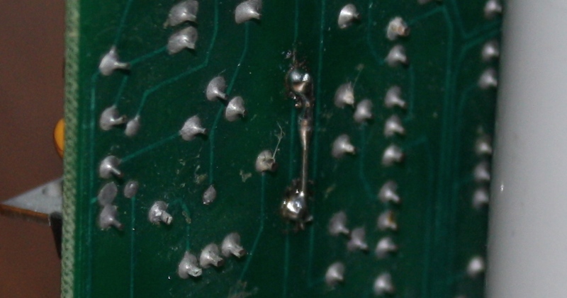 Jumper wire to fix controller board